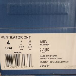 Reebok Gold and White Athletic Shoes